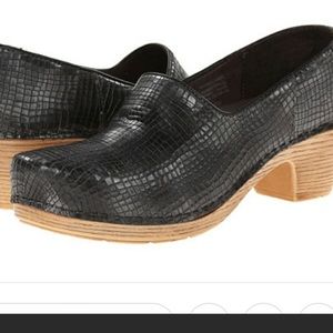 Dansko Marisol Clogs - Black Pewter Size 39